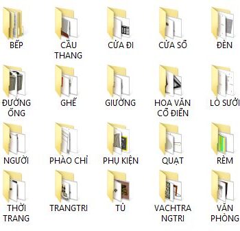 14G Thư Viện SketchUp Tổng Hợp Đầy Đủ Nhất