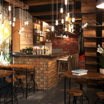 Coffe Shop - Sketchup Scene