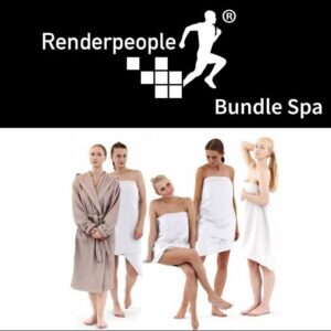 Woman Bath-Sketchup models