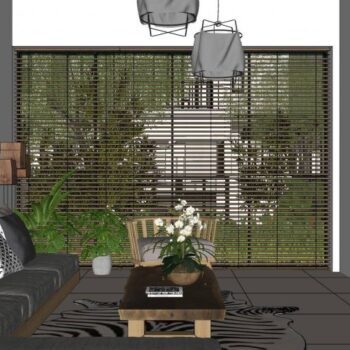 Interior 01 - Sketchup Scene