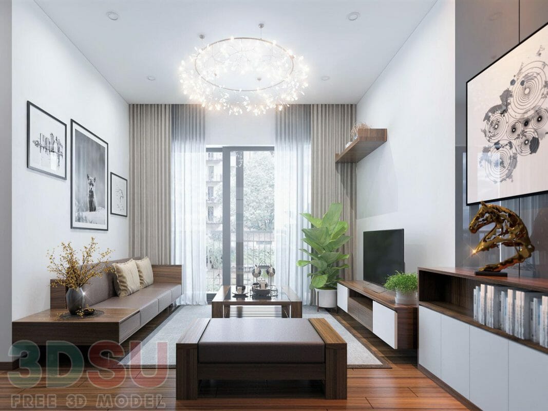 Sketchup-living-room-and-kitchen-1067x800