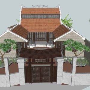 Pagoda  - Sketchup Scenes