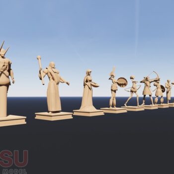 SCULPTURE LOW POLY -SU01