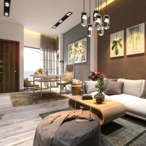 LIVING ROOM AND KITCHEN [SKETCHUP SCENES]