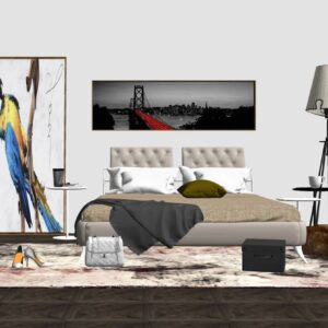 COMBO BED [SKETCHUP MODEL- FREE DOWNLOAD]