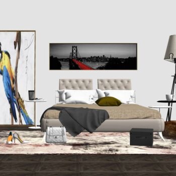 COMBO BED [SKETCHUP MODEL- FREE DOWNLOAD]