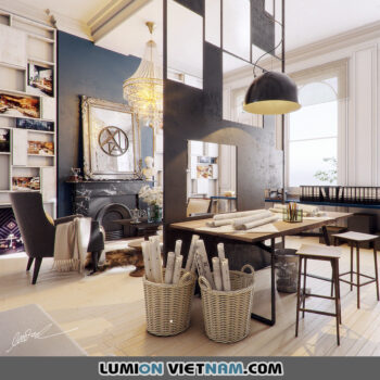 Office Restoration- Sketchup Interior Scene By Anh Vu Nguyen