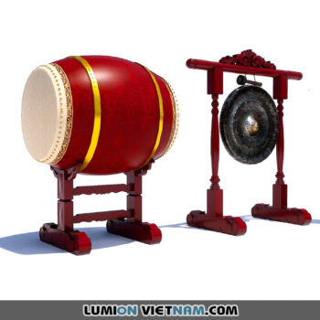 CHIÊNG + TRỐNG [SKETCHUP MODELS]