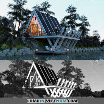 LAKE HOUSE [SKETCHUP SCENES]