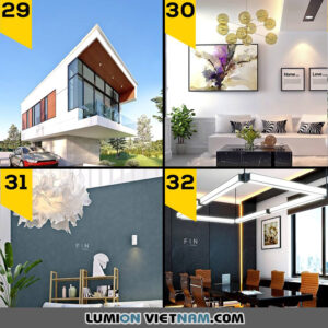 4 SKETCHUP SCENES BY FIN STUDIO