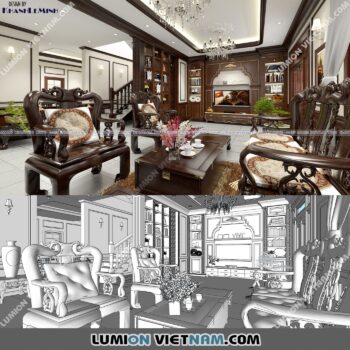 LIVINGROOM [SKETCHUP SCENE]