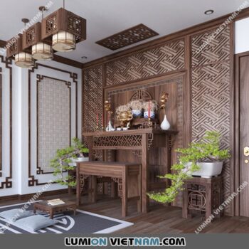 PHÒNG THỜ [SKETCHUP SCENE]
