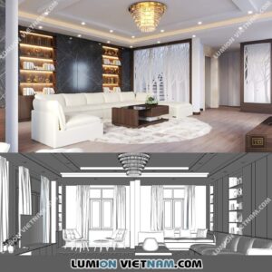 LIVINGROOM [SKETCHUP SCENE]