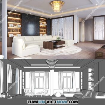 LIVINGROOM [SKETCHUP SCENE]