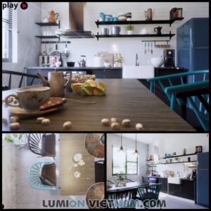 KITCHEN [SKETCHUP ENSCAPE SCENE]