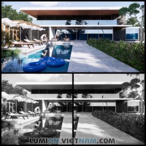 VILA [SKETCHUP ENSCAPE SCENE]