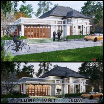 HOUSE [SKETCHUP ENSCAPE SCENE]