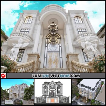 CLASSIC VILLA [SKETCHUP EXTERIOR SCENE]