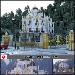 CLASSIC VILLA [SKETCHUP EXTERIOR SCENE]