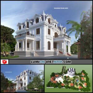 CLASSIC VILLA [SKETCHUP EXTERIOR SCENE]