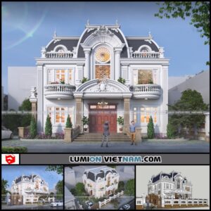 CLASSIC VILLA [SKETCHUP EXTERIOR SCENE]