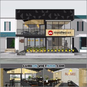 ROYALTEA SHOP  [SKETCHUP SCENE]