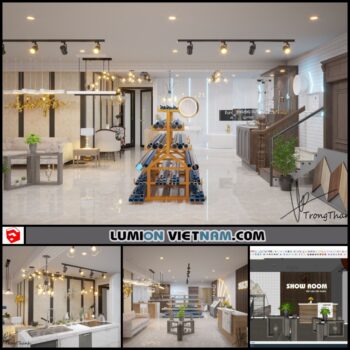 SHOWROOM [SKETCHUP INTERIOR SCENE]