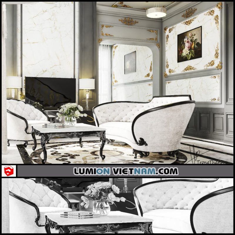 LIVINGROOM [SKETCHUP INTERIOR SCENE]