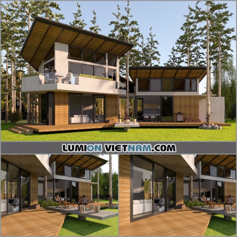VILLA [SKETCHUP SCENE]
