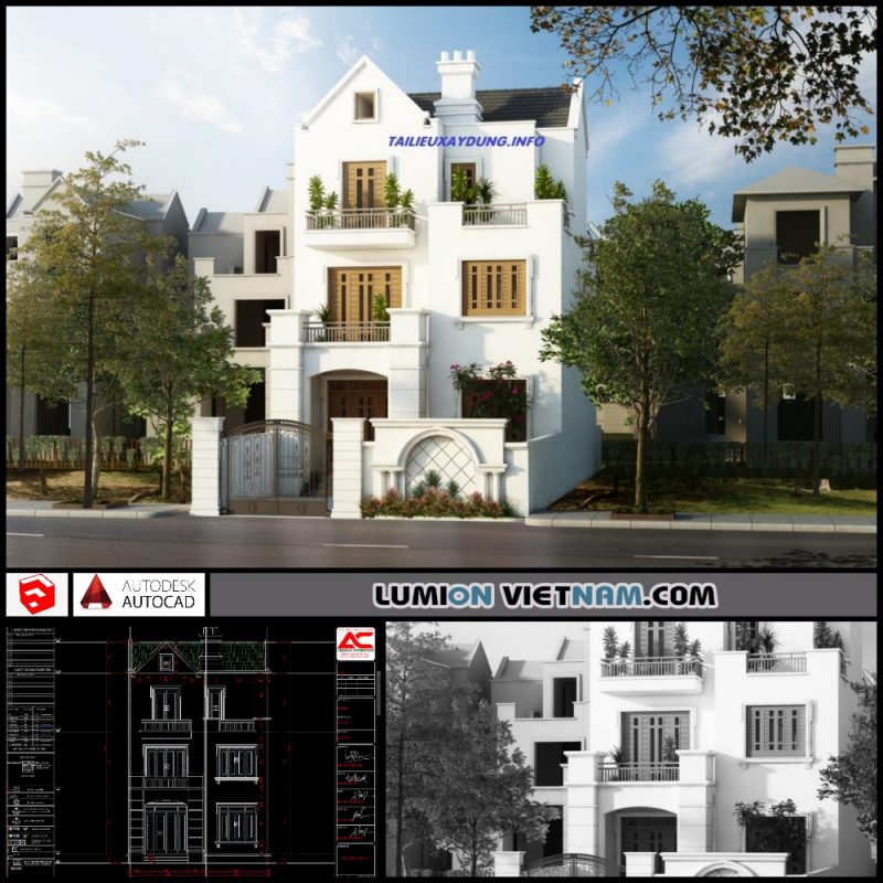 VILLA [SKETCHUP & AUTOCAD FILE]