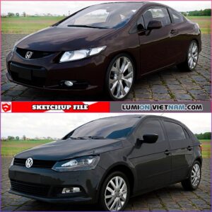 3D CAR COLLECTION [SKETCHUP MODEL FREE DOWNLOAD]