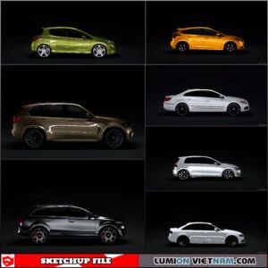 3D CAR COLLECTION [SKETCHUP MODEL FREE DOWNLOAD]