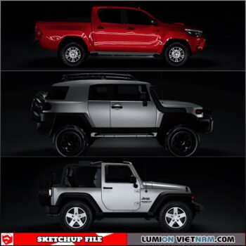 3D CAR COLLECTION [SKETCHUP MODEL FREE DOWNLOAD]