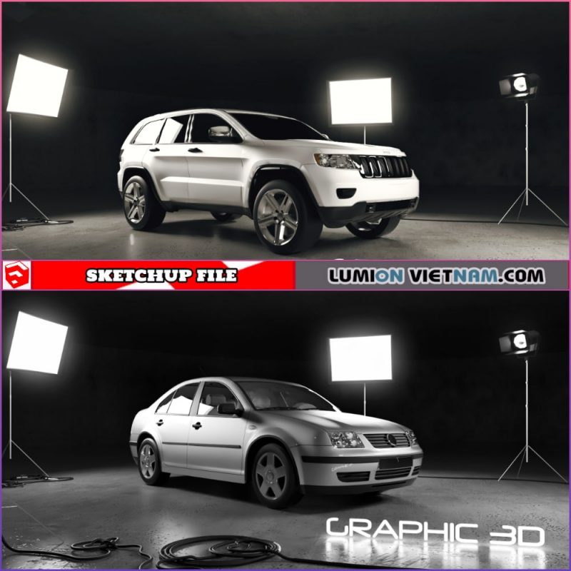 3D CAR COLLECTION [SKETCHUP MODEL FREE DOWNLOAD]