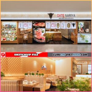 RESTAURANT [SKETCHUP INTERIOR SCENE FREE DOWNLOAD]