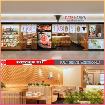 RESTAURANT [SKETCHUP INTERIOR SCENE FREE DOWNLOAD]