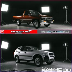 3D CAR COLLECTION [SKETCHUP MODEL FREE DOWNLOAD]