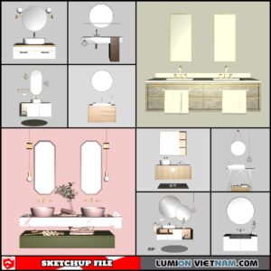 3D BATHROOM SINK [SKETCHUP MODEL-FREE DOWNLOAD]