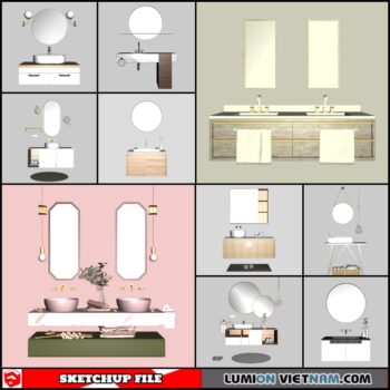 3D BATHROOM SINK [SKETCHUP MODEL-FREE DOWNLOAD]