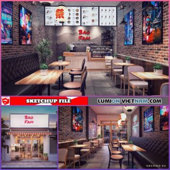 RESTAURANT [SKETCHUP INTERIOR SCENE FREE DOWNLOAD]