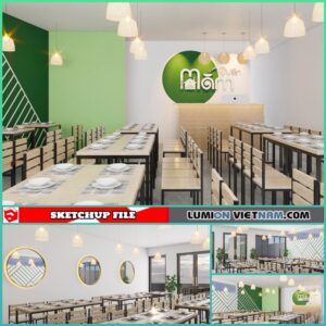 RESTAURANT [SKETCHUP INTERIOR SCENE FREE DOWNLOAD]