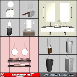 3D BATHROOM SINK [SKETCHUP MODEL-FREE DOWNLOAD]
