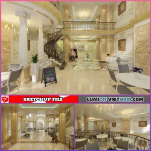 RESTAURANT [SKETCHUP INTERIOR SCENE FREE DOWNLOAD]