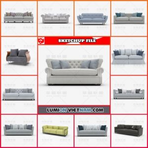 3D SOFA COLLECTION [SKETCHUP MODEL FREE DOWNLOAD]