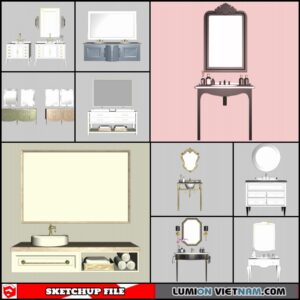 3D BATHROOM SINK [SKETCHUP MODEL-FREE DOWNLOAD]