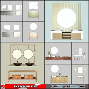 3D BATHROOM SINK [SKETCHUP MODEL-FREE DOWNLOAD]