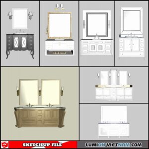 3D BATHROOM SINK [SKETCHUP MODEL- FREE DOWNLOAD]