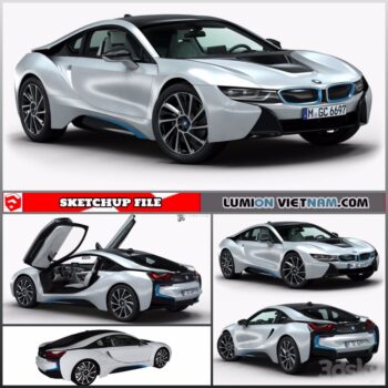 3D CAR BMW I8 [SKETCHUP MODEL FREE DOWNLOAD]