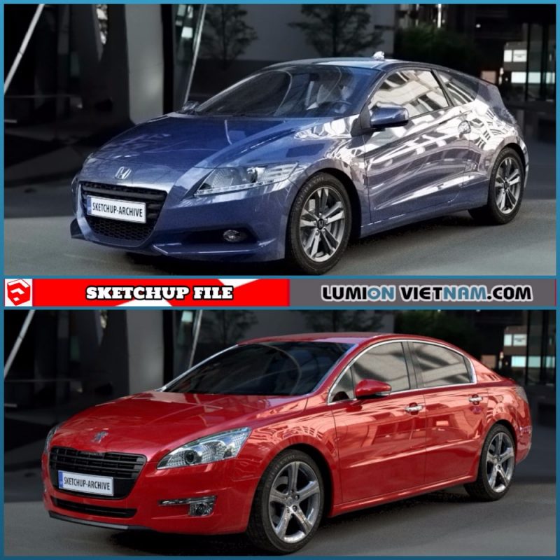 3D CAR COLLECTION [SKETCHUP MODEL FREE DOWNLOAD ]