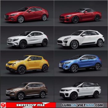 3D CAR COLLECTION [SKETCHUP MODEL FREE DOWNLOAD]